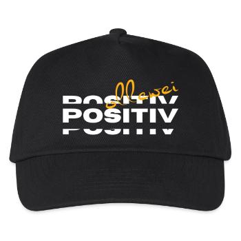 Ollewei positive - always positive - Kids’ Baseball Cap - black - Front