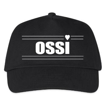 East German with heart - Kids’ Baseball Cap - black - Front