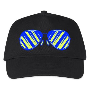 sonnenbrille - Kinder Basecap - Schwarz - Vorne