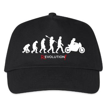 Revolution - Evolution Man Fun Twist 25 - Kinder Basecap - Schwarz - Vorne