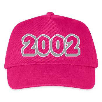 Jahr 2002 - Kinder Basecap - Fuchsia - Vorne