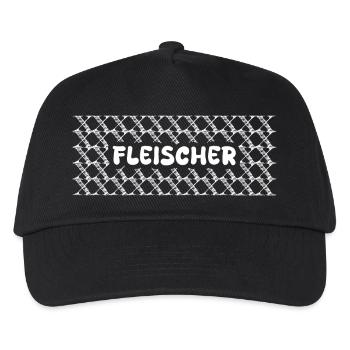 Job Fleischer - Kinder Basecap - Schwarz - Vorne