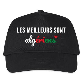 The best are Algerians - Kids’ Baseball Cap - black - Front