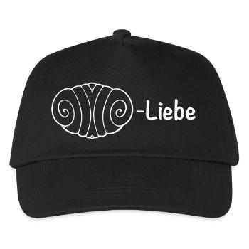 Franzbroetchen Love - Kids’ Baseball Cap - black - Front