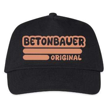 Occupation Concrete Worker - Kids’ Baseball Cap - black - Front