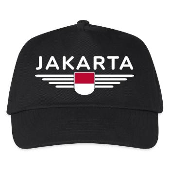 Indonésie Fan Outfit Design T Shirt - Casquette de baseball Enfant - noir - Devant