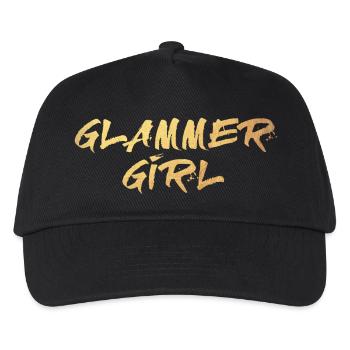 Glammer Girl Or Luxe Exclusif Fille - Casquette de baseball Enfant - noir - Devant