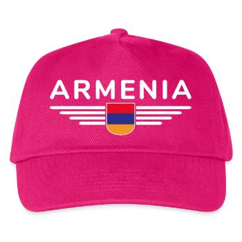Armenia Merchandise – Experience Culture - Kids’ Baseball Cap - fuchsia - Front