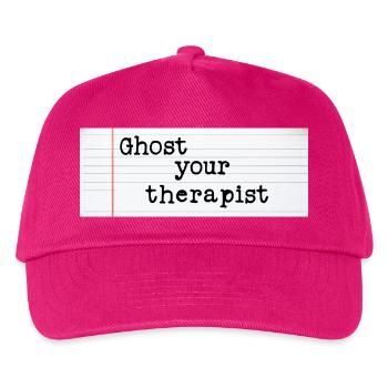 Ghost Your Therapist - Kids’ Baseball Cap - fuchsia - Front