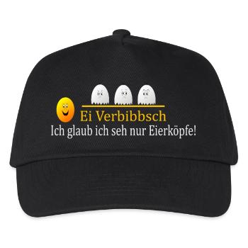 Ei Verbibbsch - Kinder Basecap - Schwarz - Vorne