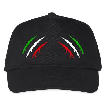 krallen italien 2 - Kinder Basecap - Schwarz - Vorne