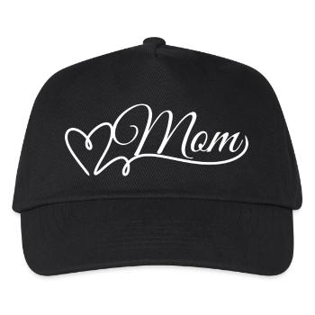 mom - Kids’ Baseball Cap - black - Front