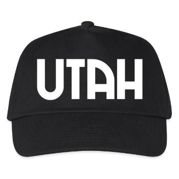 Utah - Salt Lake City - USA - America - Amerika - Kids’ Baseball Cap - black - Front