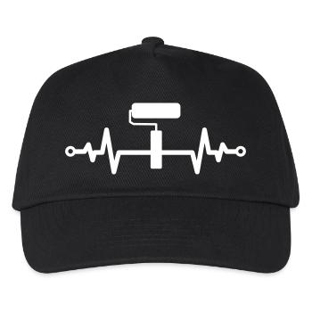 Gift Idea for Painters and DIYers Paint Roller - Kids’ Baseball Cap - black - Front