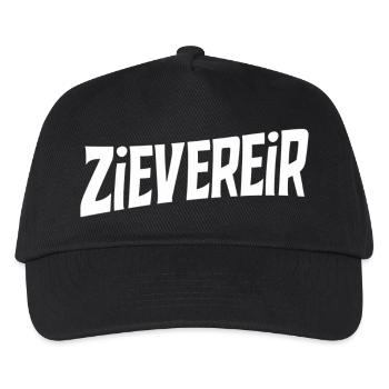 Zievereir, flämischer Dialekt-T-Shirt - Kinder Basecap - Schwarz - Vorne