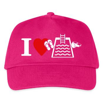 Lifeguards Love Lifeguard Swimmers - Kids’ Baseball Cap - fuchsia - Front