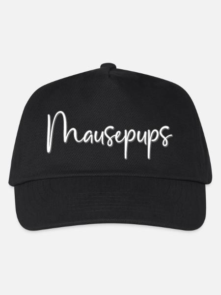 Mausepups Kosename - Kinder Basecap - Schwarz