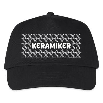 Berufung Keramiker - Kinder Basecap - Schwarz - Vorne