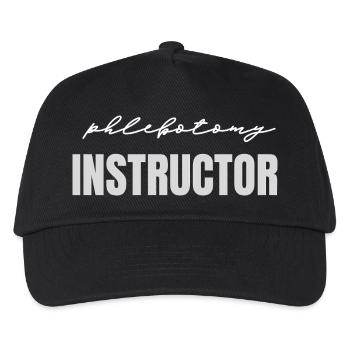 Phlebotomy instructor - Kids’ Baseball Cap - black - Front