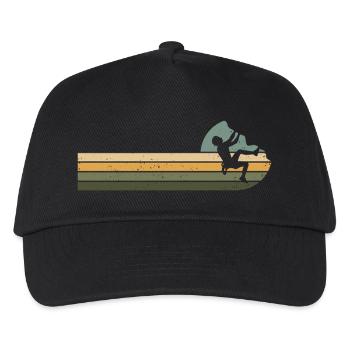 Climbing Bouldering Climbers Climbing Boulderers - Kids’ Baseball Cap - black - Front