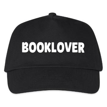 Booklover - Kids’ Baseball Cap - black - Front