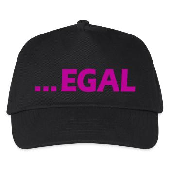 ... EGAL - Kinder Basecap - Schwarz - Vorne