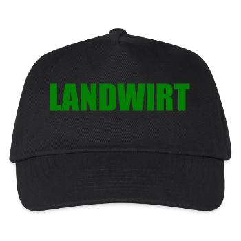 Landwirt - Kinder Basecap - Schwarz - Vorne