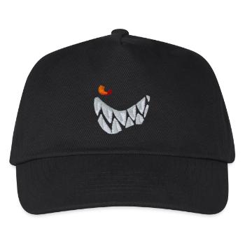 Die Wilden Kerle Grinsen Stick - Kinder Basecap - Schwarz - Vorne