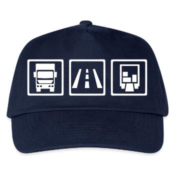 LKW - Kinder Basecap - Navy - Vorne