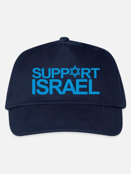 SUPPORT ISRAEL - Kinder Basecap - Navy