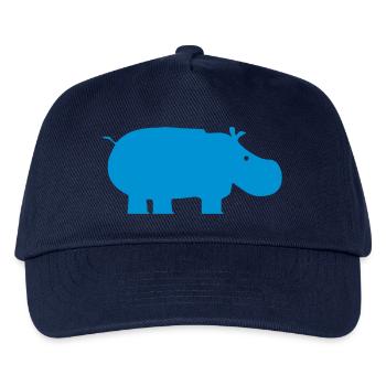 nilpferd - Kinder Basecap - Navy - Vorne