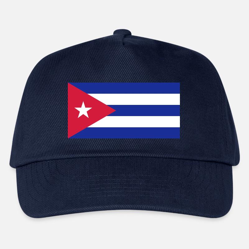cuba flag - Kinder Basecap - Navy