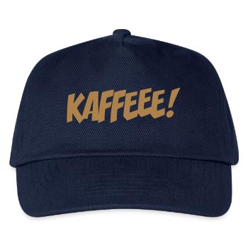 Kaffee - Kinder Basecap - Navy - Vorne