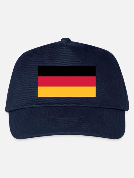 Deutschlandflagge - Kinder Basecap - Navy