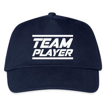 Team Player - Kids’ Baseball Cap - navy - Front