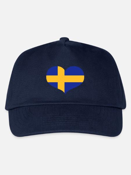Swedish Love - Kinder Basecap - Navy