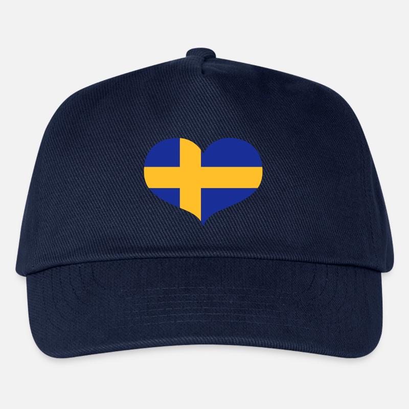 Swedish Love - Kinder Basecap - Navy