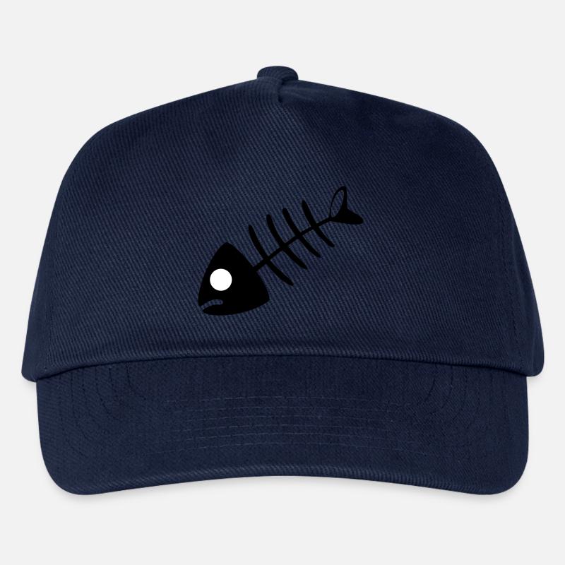arête de poisson - Casquette de baseball Enfant - marine