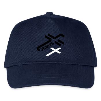 croix jésus - Casquette de baseball Enfant - marine - Devant