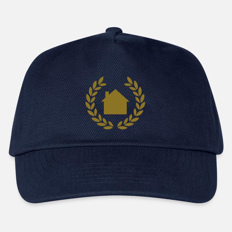 haus immobilien deluxe - Kinder Basecap - Navy