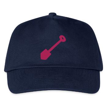Aide d'une pelle pour les enfants - Casquette de baseball Enfant - marine - Devant