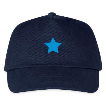 Star - Kids’ Baseball Cap - navy - Front