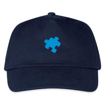 Puzzle - Casquette de baseball Enfant - marine - Devant