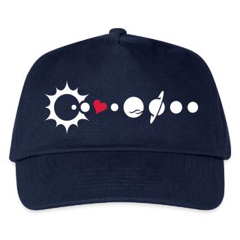 Solar System (Earth is Love) (Vector) - Kids’ Baseball Cap - navy - Front