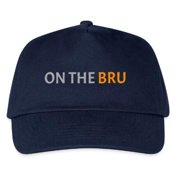 On The Bru - Kids’ Baseball Cap - navy - Front