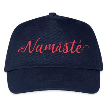 Namaste - Yoga - Kinder Basecap - Navy - Vorne