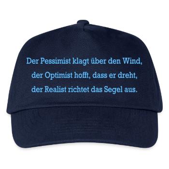 Sailors' saying - Kids’ Baseball Cap - navy - Front