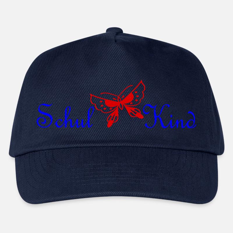 Schulkind Schmetterling - Kinder Basecap - Navy