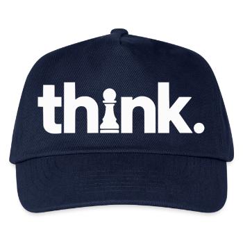 Schach Think - Kinder Basecap - Navy - Vorne