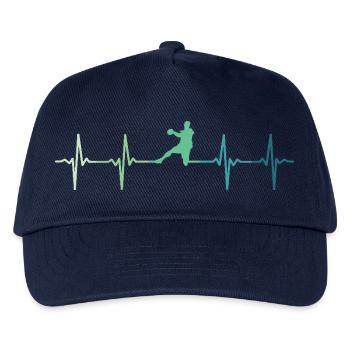 Handball heartbeat handball - Kids’ Baseball Cap - navy - Front
